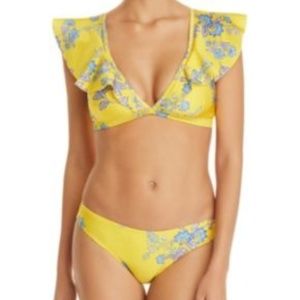 Sam Edelman Provencal Ruffle 2pc Bikini NWOT